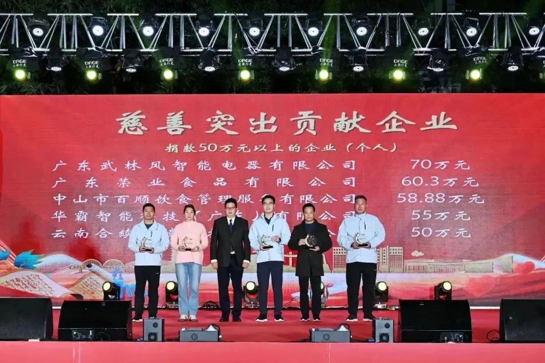 【為善最樂(lè)】黃圃鎮(zhèn)舉行慈善萬(wàn)人行答謝晚會(huì)，榮業(yè)助力家鄉(xiāng)慈善事業(yè)！